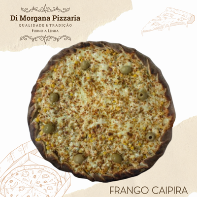 Frango Caipira Pizza - Di Morgana Pizzaria
