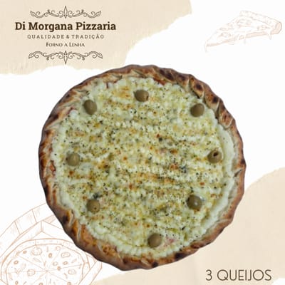 3 Queijos Pizza - Di Morgana Pizzaria
