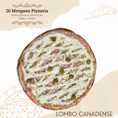 Lombo Canadense Pizza - Di Morgana Pizzaria